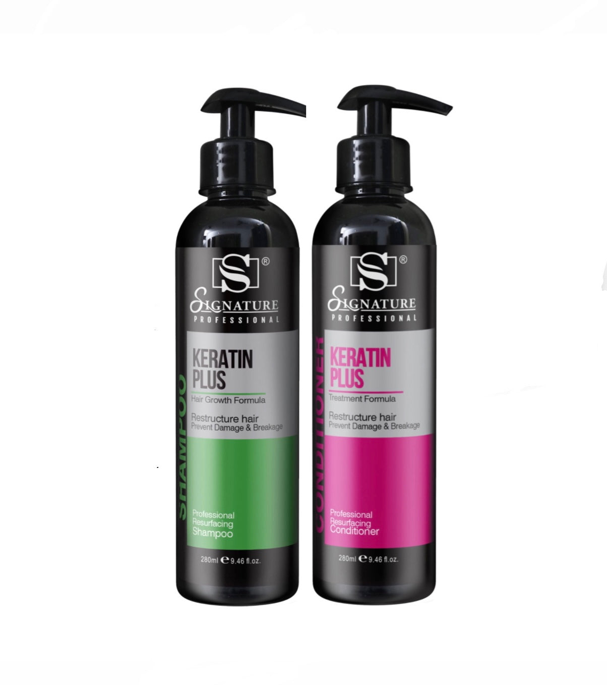 Signature Professional Keratin Plus Shampoo & Conditioner 250ml