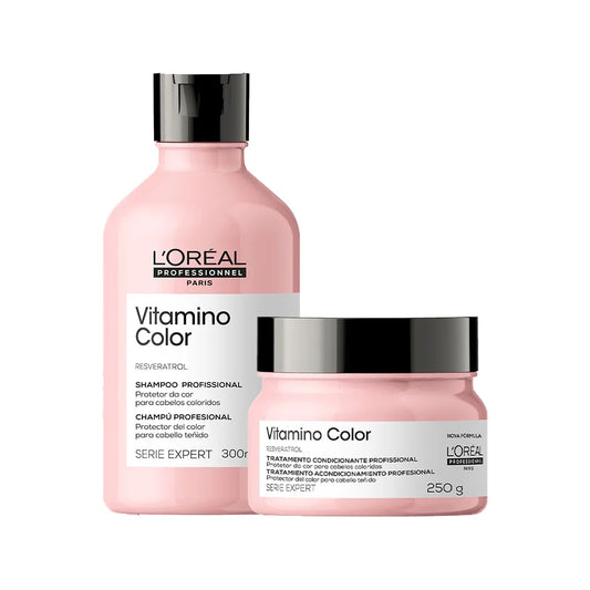 L'Oreal Serie Expert Vitamino Color Shampoo 300ml and Mask 250ml