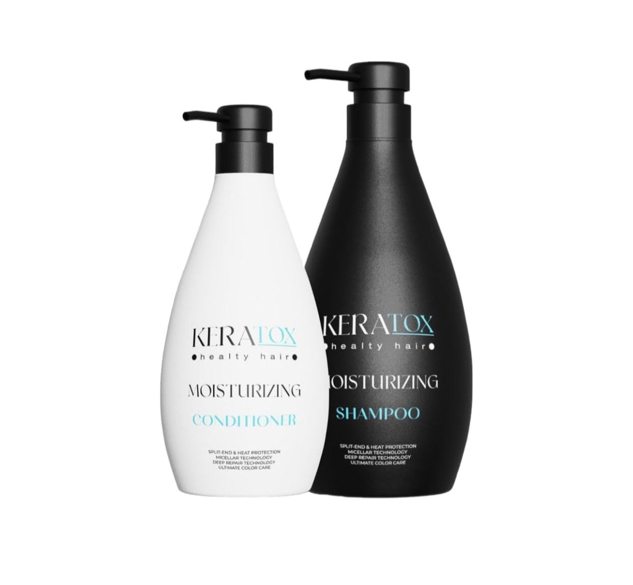 Keratox Deep Moisturizing Shampoo 380ml & Conditioner 380ml Kit
