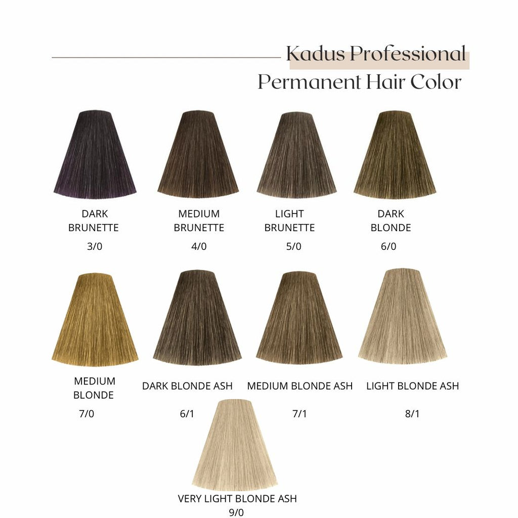 Kadus Professional Permanent Hair Color 60ml