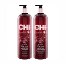 Load image into Gallery viewer, CHI Rose Hip Oil Protecting Shampoo &amp; Conditioner Kit 739ml