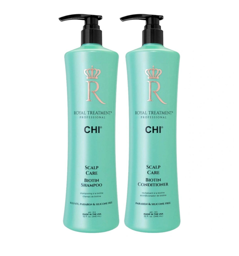 CHI Royal Treatment Scalp Care Biotin Shampoo & Conditioner 946ml