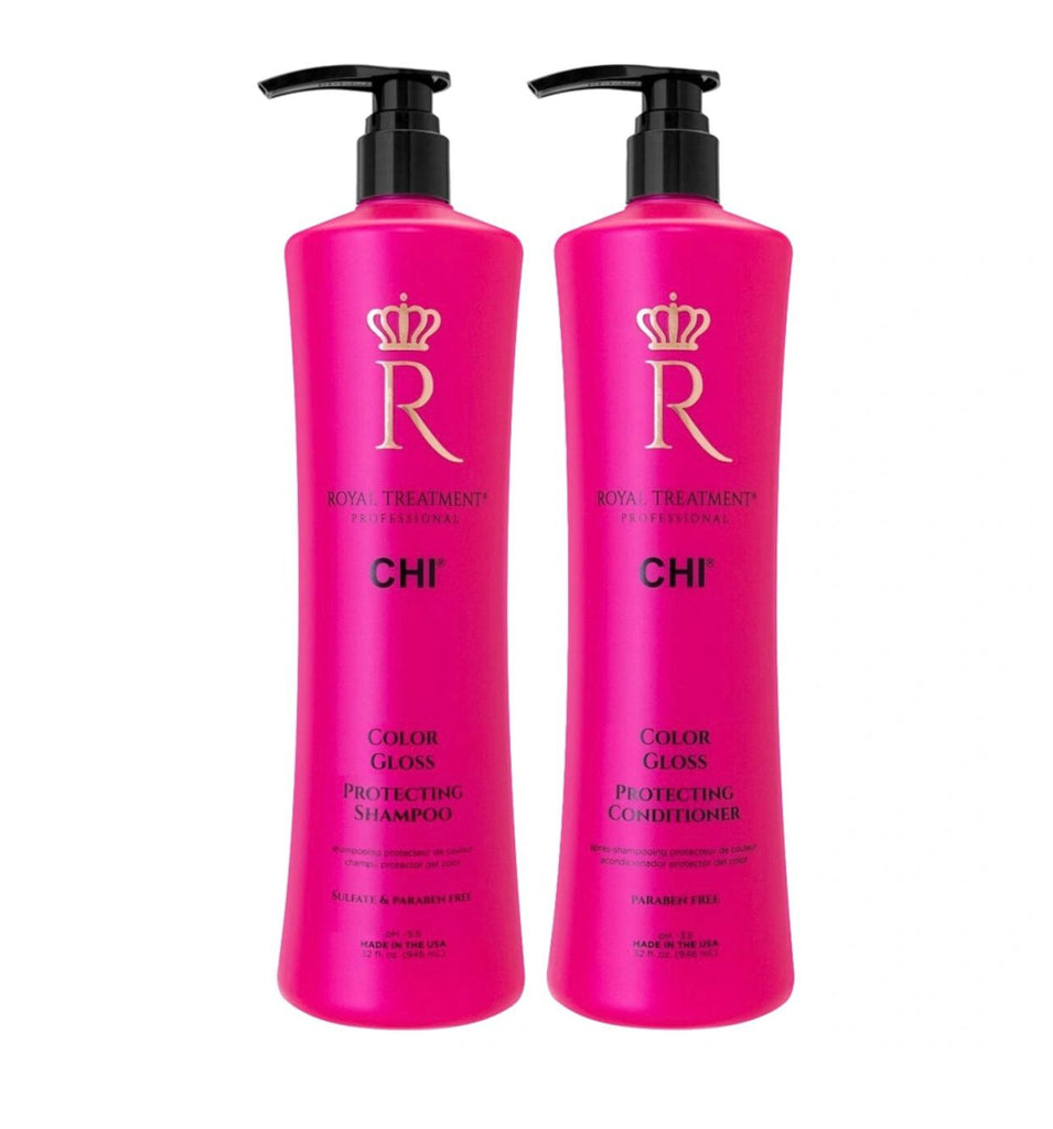 CHI Royal Treatment Color Gloss Protecting Shampoo & Conditioner 946ml