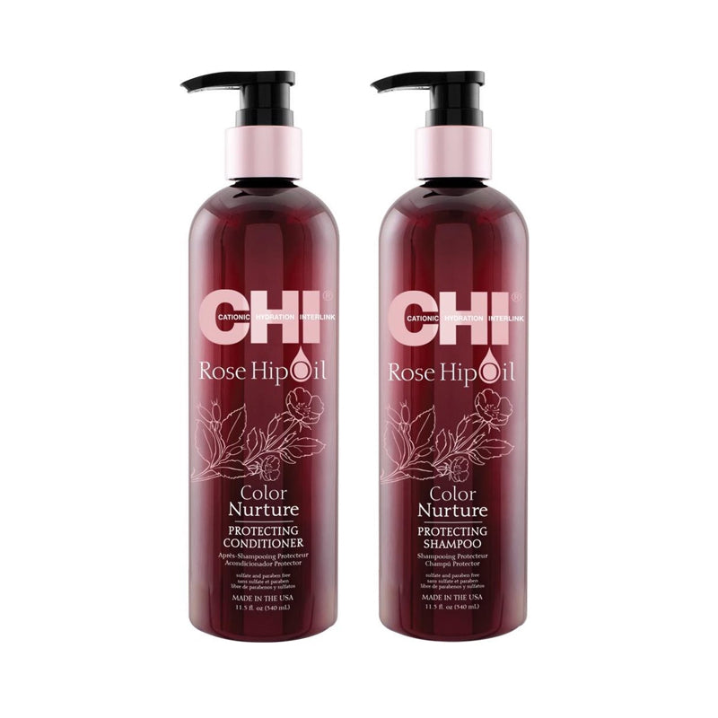 CHI Rose Hip Oil Protecting Shampoo & Conditioner Kit