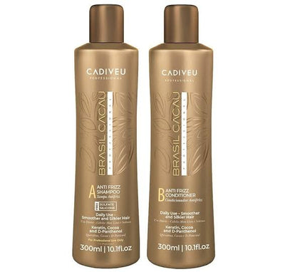 Brasil Cacau Anti Frizz Sulphate Free Shampoo & Conditioner