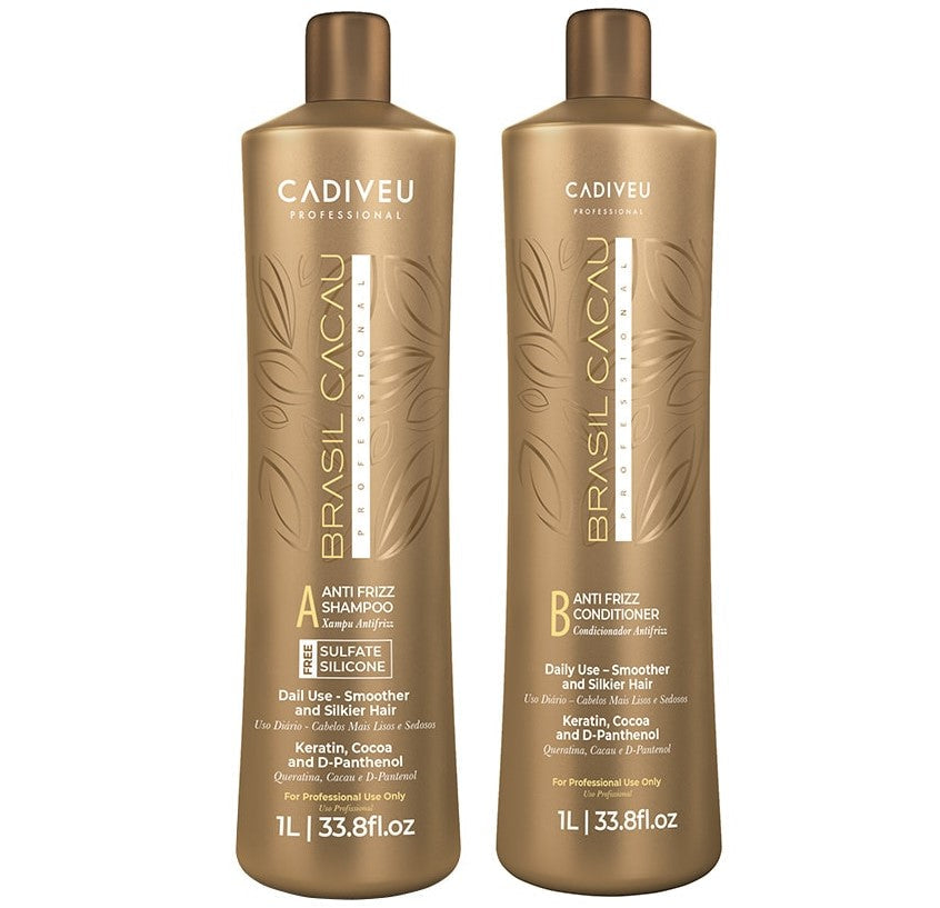 Brasil Cacau Anti Frizz Sulphate Free Shampoo & Conditioner
