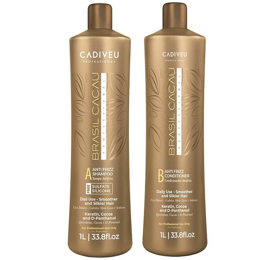 Brasil Cacau Anti Frizz Sulphate Free Shampoo & Conditioner