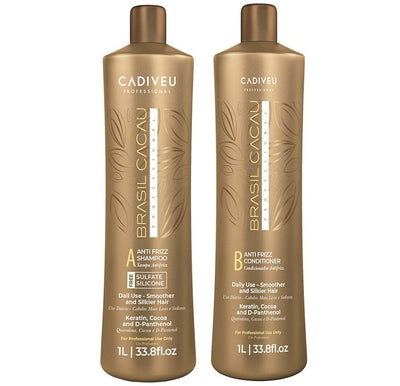 Brasil Cacau Anti Frizz Sulphate Free Shampoo & Conditioner