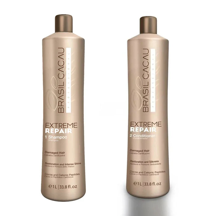 Brasil Cacau Extreme Repair Shampoo & Conditioner