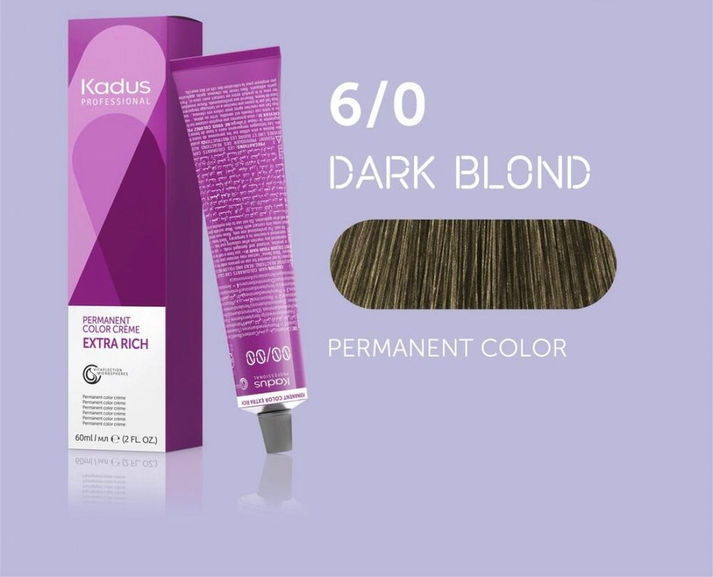 Kadus Professional Permanent Hair Color 60ml