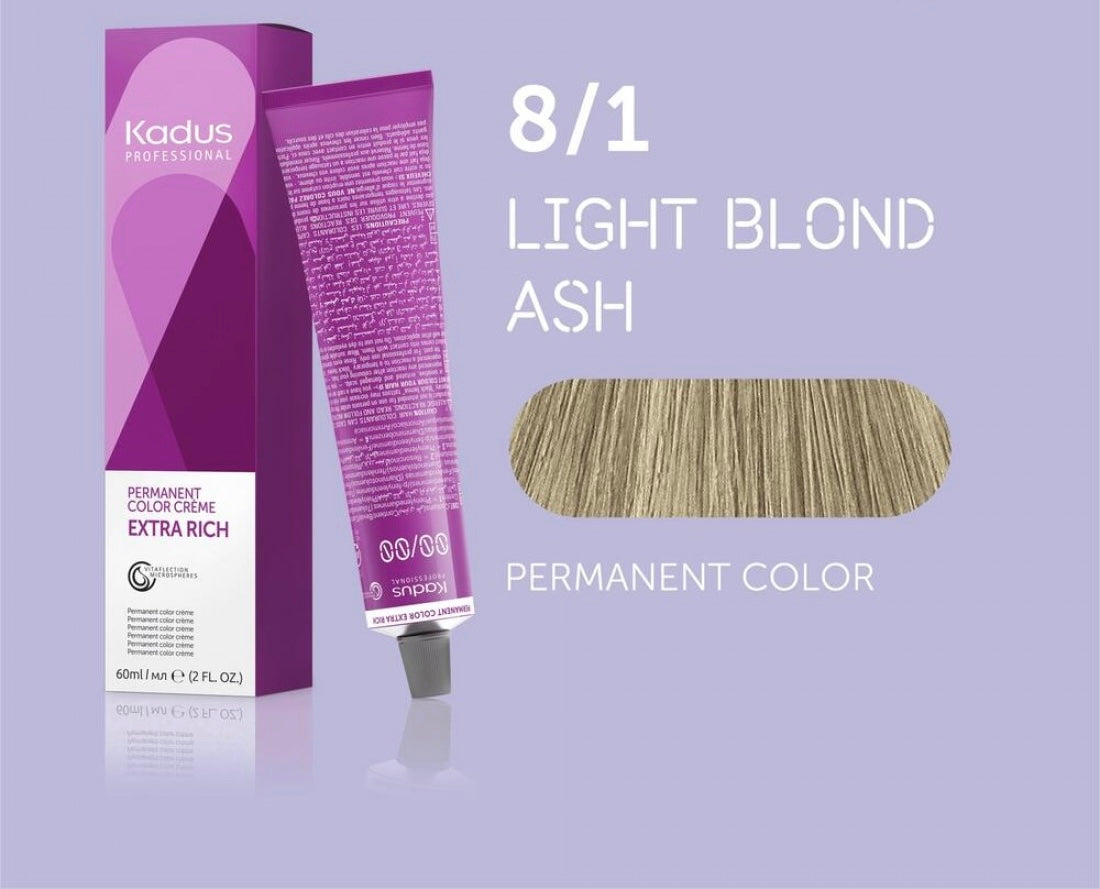 Kadus Professional Permanent Hair Color 60ml