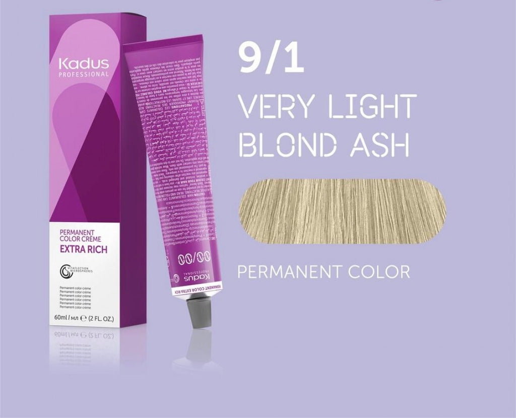 Kadus Professional Permanent Hair Color 60ml