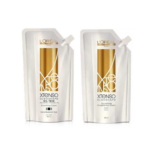 L’Oréal X-tenso Hair Straightener Set Smoothing Cream & Neutralizer Kit 400ml