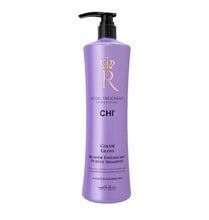 Load image into Gallery viewer, CHI Royal Treatment Color Gloss Blonde Enhancing Purple Shampoo &amp; Conditioner 946ml