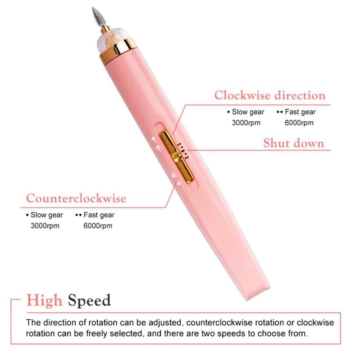 Salon-Quality Manicure and Pedicure Tool
