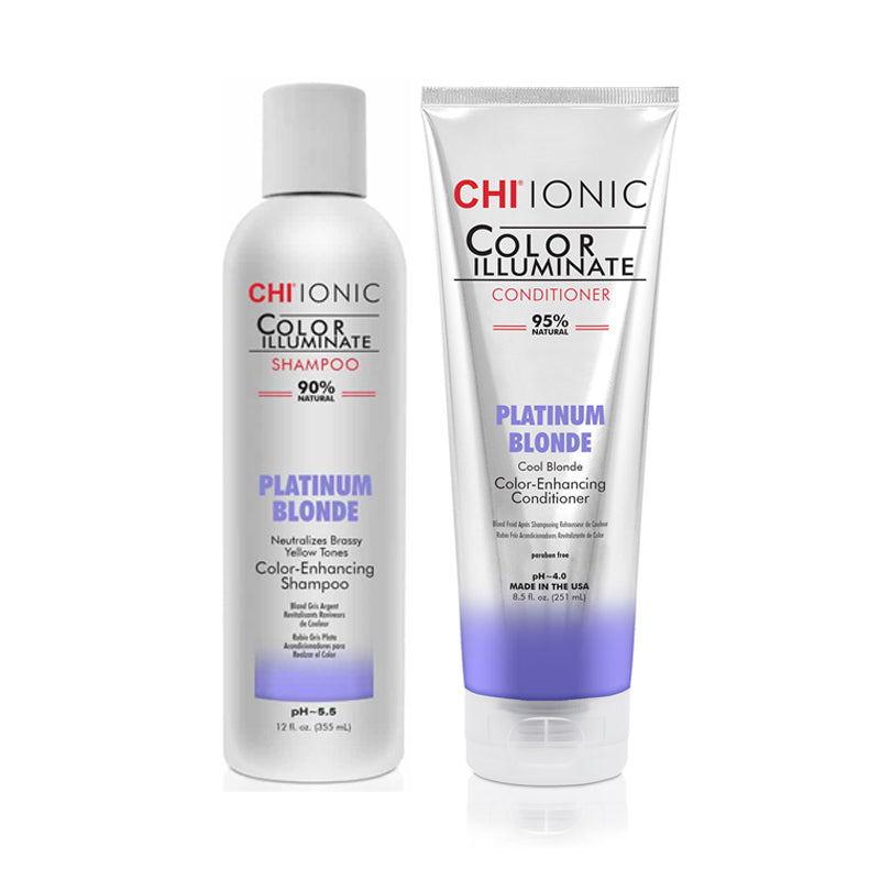 CHI Color Illuminate Shampoo & Conditioner – Platinum Blonde