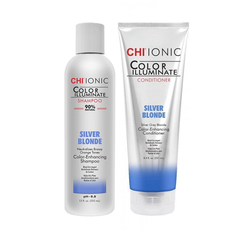 CHI Color Illuminate Shampoo & Conditioner – Silver Blonde