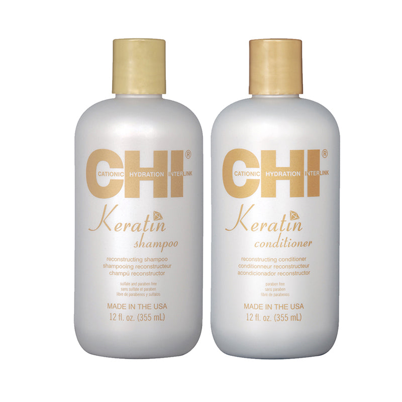 CHI Keratin Shampoo & Conditioner Kit 355ml