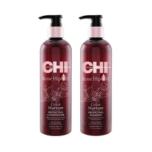 Load image into Gallery viewer, CHI Rose Hip Oil Protecting Shampoo &amp; Conditioner Kit 340ml