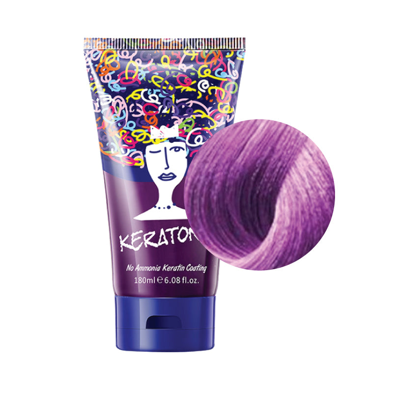 Keratonz Hair Color 180ml - Romantic Purple