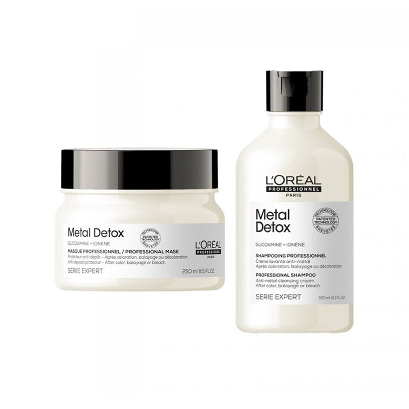 L'Oreal Metal Detox Shampoo 300ml and Mask 250ml Kit