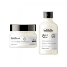 Load image into Gallery viewer, L&#39;Oreal Metal Detox Shampoo 300ml and Mask 250ml Kit