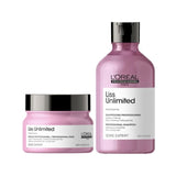L’Oreal Serie Expert Liss Unlimited Shampoo 300ml and Mask 250ml Kit