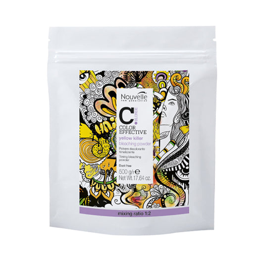 Nouvelle Color Effective Yellow Killer Bleaching Powder 500g