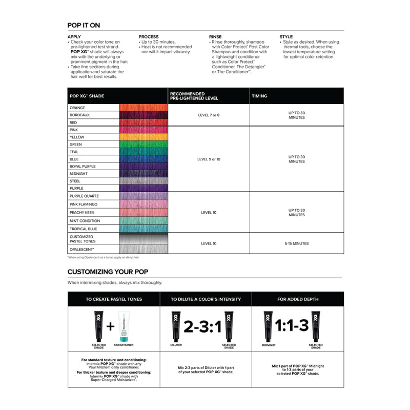 Paul Mitchell POP XG 180ml - Opalescent