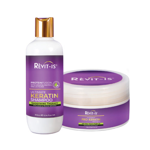 Revit-Is Ultimate Keratin Shampoo 300ml & Ultimate Pro-Keratin Masque 150ml