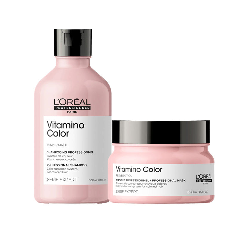 L'Oreal Serie Expert Vitamino Color Shampoo 300ml and Mask 250ml